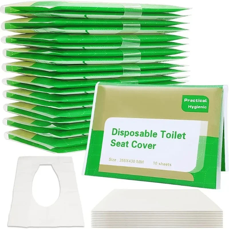 Disposable Toilet Seat Cover Paper Waterproof Flushable Travel Soluble Water Type Pad for hygiene