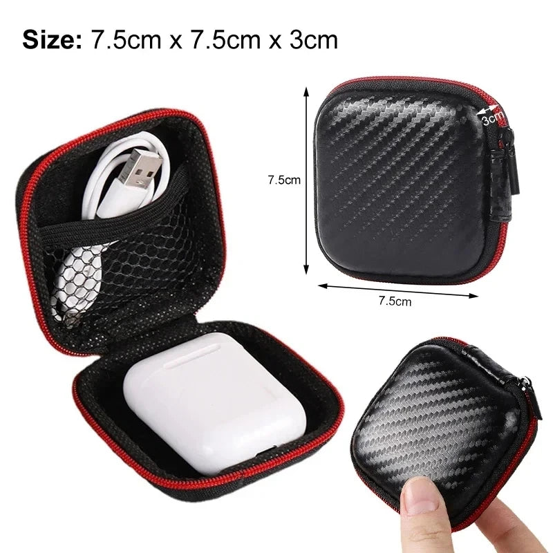 Travel Wallet Passport Holder Multifunctional Data Cable Storage Bag Digital Organizer Waterproof Earphone Protective Cover